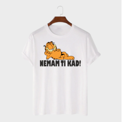 MAFIMI Muška majica Nemam ti kad, Bela