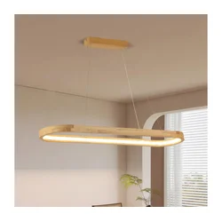 Brilagi - viseći LED luster na sajli UMEA WOOD LED/40W/230V 90x22 cm drvo