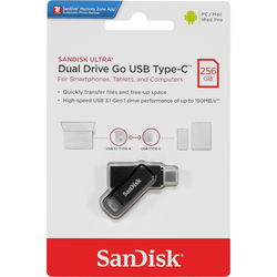 SANDISK USB ključ Ultra Dual Drive Go Type-C 256GB (SDDDC3-256G-G46)