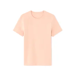 Moška majica Celio Neunir, roza, slim fit
