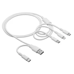 shumee Kabel USB A + USB tipa C/USB tipa C + USB Micro B + Lightning 1,2 m AK-USB-52