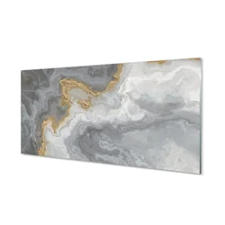 tulup.si Slika na steklu Kamen marmor madeži 140x70 cm 2 obešalnika
