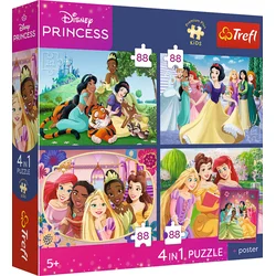 4-in-1 Puzzle Premium Plus – Disney Princess - 1 k.