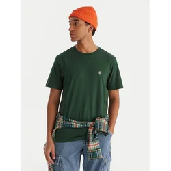 Element Majica Icon Embroidery ELYKT00168 Temno zelena Regular Fit