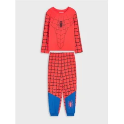 Sinsay - Dvodijelna pamučna pidžama Spider-Man - crvena