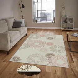 Conceptum Hypnose tepih Eexfab1151, pravougaoni, 80 x 300 cm, krem-roza