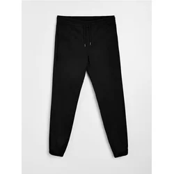 Sinsay - Pamučne jogger pantalone - crno