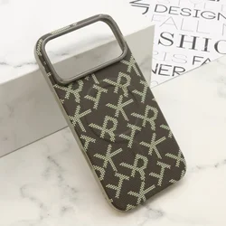 Futrola monogram magsafe za iphone 17 pro max (6.9) siva ( F125057 )