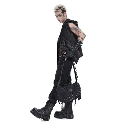 Torba DEVIL FASHION - Bestial Shoulder - črna - AS294