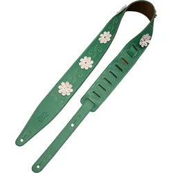 Levys In Bloom Pas za kitaro Daisy Chain Green