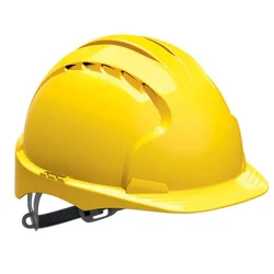 Šlem zaštitni žuti evos2 sa ventilacijom