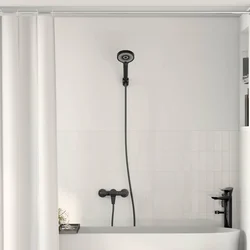 Set glave tuša Crna G 1 / 2 inča Mjed