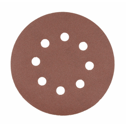 HOGERT Brusni disk čičak fi 125 mm h 8 P150 5 kom