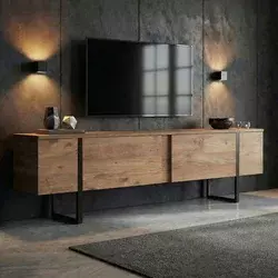 Nordure TV komoda, 180x50x30cm, Krem