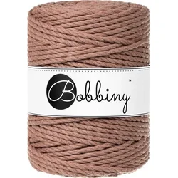 Bobbiny 3PLY Macramé Rope 5 mm 100 m Mocha Mossa Vrvica