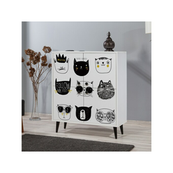 Hanah Home Višenamenski ormar Multiluk Cats