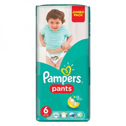 PAMPERS hlačne plenice Active Pants 6 Extra Large (Jumbo Pack), 44 kosov