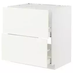 METOD / MAXIMERA Pod.element sudop. i 2front/2fioke, bela/Vallstena bela, 80x60 cm