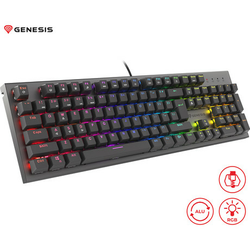 Gejmerska tastatura Genesis Thor 303 Black Red switch RGB