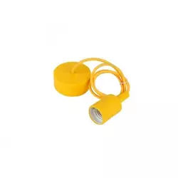 RUSTIK 119 VISILICA 1*E27 ZUTA pvc