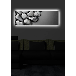 Opviq Slika na platnu sa LED osvetljenjem 30x90cm