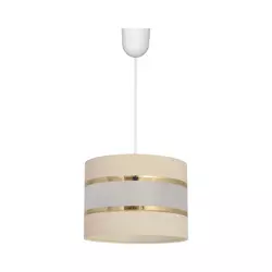 Luster na sajli HELEN 1xE27/15W/230V krem boje