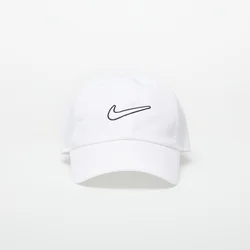 Čepica Nike Club Unstructured Swoosh Cap White/ White universal
