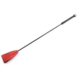 ROUGE Leather Riding Crop Red