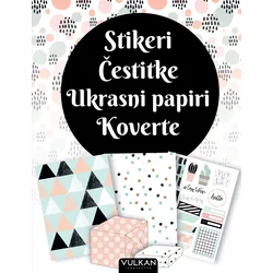 Stikeri/ čestitke/ ukrasni papir/ koverte