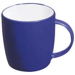 ŠALICA 300ML KERAMIČKA PLAVA/BIJELA