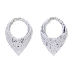 BABYONO Bombažna oprsnica Kitty 2 kom, 0m+