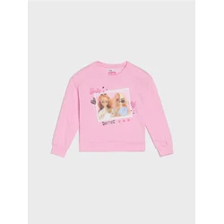 Sinsay - Crewneck dukserica sa printom Barbie - pastelno roze