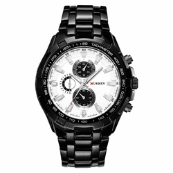 Moška ročna ura Curren Grand Prix Black/White