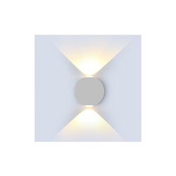LED spoljašnja zidna svetiljka LED/6W/230V 3000K IP65 siva