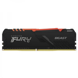 Kingston FURY Beast RGB 32GB komplet (2x16GB) DDR4-3200 CL16 UDIMM memorija za igre