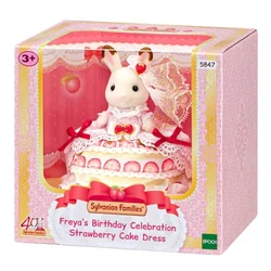Sylvanian families freyas birthday celebration strawberry cake dress ( EC5847 )