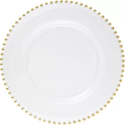 LE COQ Helios plitev krožnik, O: 155 mm, zlat, biserni rob (6 kos)
