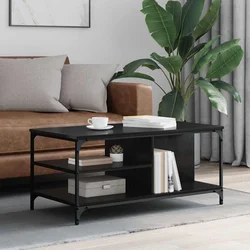 Kava Stol Crni hrast 100 x 50 x 45 cm Konstruirano drvo