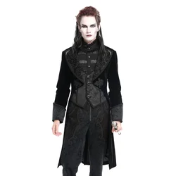 Moški plašč DEVIL FASHION - Embroidered- CT25401
