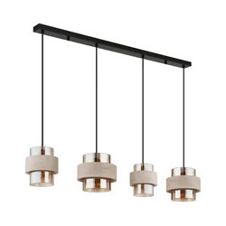 Globo 16090-4H - Viseći luster na sajli DAREN 4xE27/40W/230V