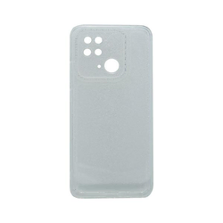Maska za telefon TRANSPARENT COLOR za Xiaomi Redmi 10C, Bela