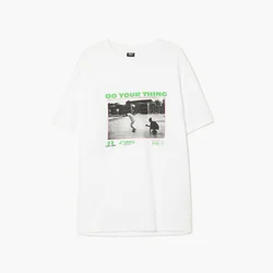 Cropp - Bela majica s printom - white