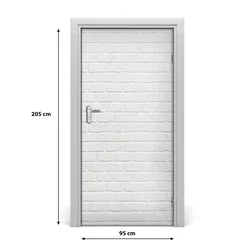 tulup.si Tapete na vratih Zid 95x205 cm