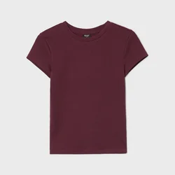 Cropp - Pletena majica - bordo