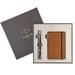 Parker poklon set royal urban black ct - hemijska olovka + notes ( PK68288 )
