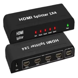 LINKOM HDMI Spliter 1x4 2.0V (4K @ 60Hz) crni