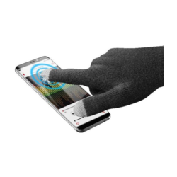 Rokavice Touchscreen, črne, S/M