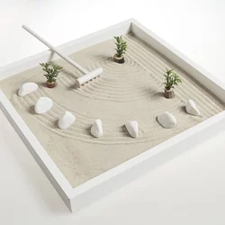 RADIONICA BLINK Zen bašta, 43x43cm, Bela