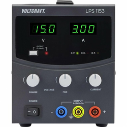 VOLTCRAFT Laboratorijski napajalnik, nastavljiv VOLTCRAFT LPS1153 0 - 15 V/DC 0 - 3 A 45 W število izhodov: 1 x