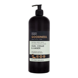 Baylis & Harding Goodness Oud, Cedar & Amber Natural Body Wash gel za tuširanje 1000 ml za žene